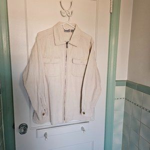 Paul Harris Vintage Cream Corduroy Shirt Jacket - Size M